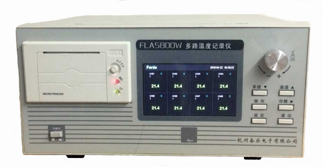 FLA5800W多路溫度記錄儀（可手動或自動打印測試數(shù)據(jù)，選配USB接口）